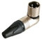 NEUTRIK - NC3MRX XLR-Stecker, Nickel, Rechtwinklig 607050