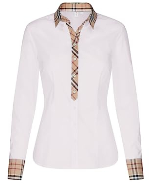 Seidensticker Damen Bluse - City Bluse - Hemdbluse - Regular Fit - Langarm - Uni - Stretch