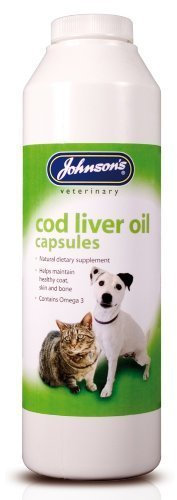 Johnsons Cod Liver Oil Capsules Dog Cat Health x 800 by Johnson's