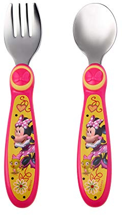 The First Years Disney Baby Minnie Mouse Couverts à saisir facile