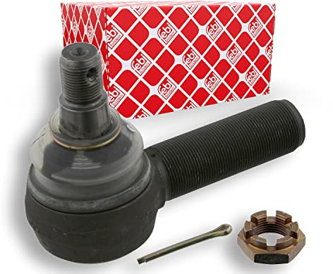 febi bilstein 04605 Spur- / Lenkstangenendstück mit Kronenmutter und Splint, 1 Stück