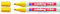 Edding - Marqueur peinture 750 - Pointe 2-4 mm - Industrie, jaune, Lot de 2