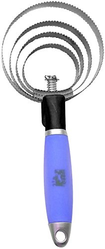 Hippo-Tonic Runder Metallstriegel Gel, neonblau, Einheitsgröße