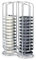 HOME EQUIPEMENT 50927 Tour de Rangement INOX pour Dosette Tassimo