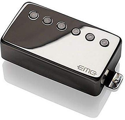 EMG 66-B BC Humbucker Pickup Brushed chrome schwarz