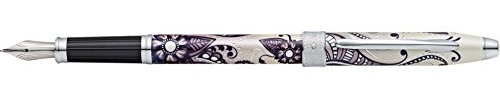 Cross Botanica Fountain Pen, Medium - Black Primrose (AT0646-5MS)