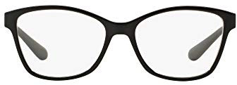 Vogue Eyewear Womens VO2998 Cat Eye Prescription Eyewear Frames, Black/Demo Lens, 54 mm