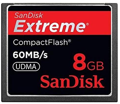Sandisk SDCFX-008G-FFP Compact Flash Extreme Compact Flash Card