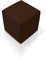 moebel-eins KUBUS Sitzwürfel Bandscheibenhocker Sitzhocker Fußhocker in braun 50x45x45 cm, braun
