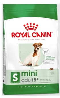 Royal Canin Mini Adult 8+ | 4 kg | Alleinfuttermittel für kleine Hunde (bis 10 kg) | Ab dem 8. Lebensjahr | Kann zur Unterstützung der Vitalität beitragen