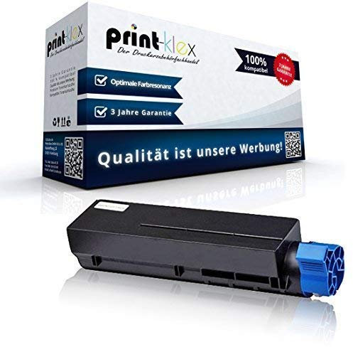 Print-Klex Tonerkartusche kompatibel für Oki ES4160MFP ES 4160 MFP ES4180MFP ES 4180 MFP Black Schwarz BK K - Office Line Serie