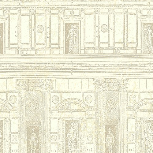 Arthouse 952900 Palladio Wallpaper, Alabaster
