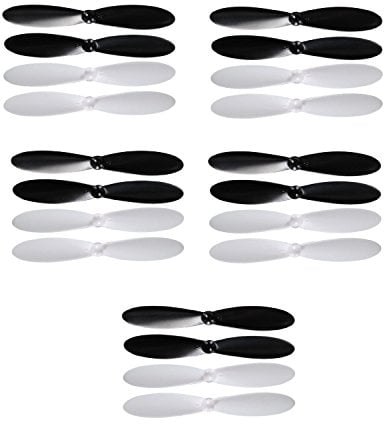 Earthsafe 5 x Propeller Set (20 Rotoren), passend für Hubsan H107 X4, H107-02, Revell 24090, QS 550 XS, RC Quadrocopter Ersatzteile