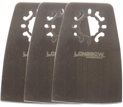 Longbow 3 Pack of Multi Tool 52mm Scrapers made for Bosch Dewalt Ryobi Worx Makita