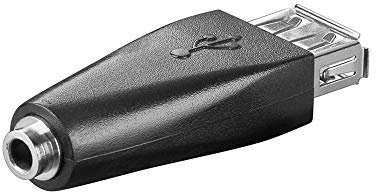 Goobay 93982 - Adaptador USB 2.0, Color Negro