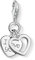 Thomas Sabo Damen Charm-Anhänger Herz I Love You Charm Club 925 Sterling Silber 0852-001-12