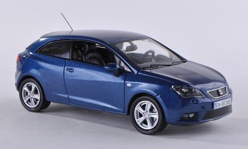 Seat Ibiza SC, met.-DKL.-blau, 2013, Modellauto, Fertigmodell, 1:43
