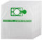 SPARES2GO Cloth Hoover Bags for Numatic Henry Hetty Vacuum Cleaners (Pack of 5)