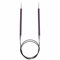 KnitPro K47103 Rundstricknadel, Metal, Lila, 60cm / 6mm