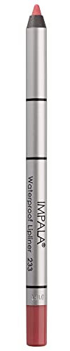 IMPALA | Wasserdichter Cremelippenstift in Mattem Lachs 233 | Dauerhafter Lippenkonturenstift | Wasserdichter Lippenstift | Lang anhaltender Lippenkonturenstift | Volumeneffekt