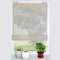 HongYa Raffrollo Voile Transparent Ösenrollo Gardine B*H 120 * 140cm Hellbraun