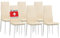 ALBATROS Esszimmerstühle 6er Set Milano, Beige - Edles Italienisches Design, Kunstleder-Bezug, bequemer Polsterstuhl - SGS geprüft - Moderner Küchenstuhl, Stuhl Esszimmer