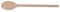 Vogue Wooden Spoon 20.3 cm/8 inch, Brown, Birch Wood, Soft Edged Wooden Spoon Suitable for Non-Stick Cookware, Weight: 20 g, Domestic & Commercial Kitchen Use, D770