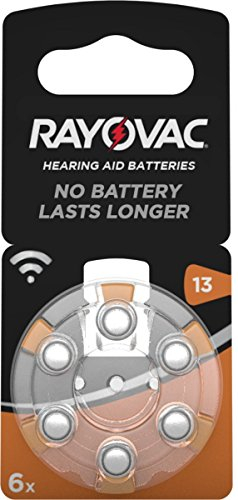 Varta Rayovac Acoustic Special 13 Hörgeräte-Zellen (1,4V, 310mAh, 10x 6-er Blister)