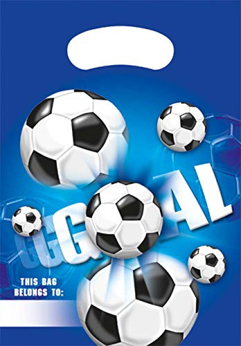 JT-Lizenzen 1 A Fulfillment PR9633 Procos 09633 - Partytüten Fußball, 6 Stück, Mitgebsel, Kindergeburtstag
