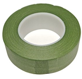 Bellaflor Floral Tape Blumenband Wickelband 26mm x 28m, Dunkelgrün, Papier, Alle Gelegenheiten
