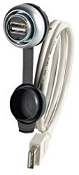 Eaton 107412 konfektionierte Leitung (0,6 m) mit fest angeschlossenem Stecker USB 3.0, Typ A, Frontelement Titan