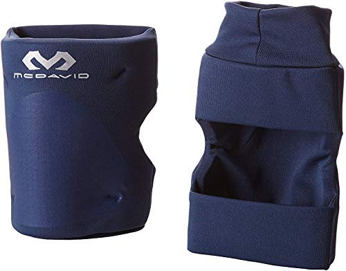 Mc David 646R Rodillera, Unisex Adulto, Azul Marino/Blanco, M