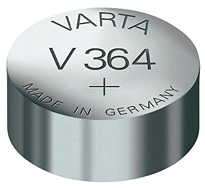 SR 621 SW / SR 60 SW / V 364 Varta 1BL; Knopfzelle Silberoxid - Uhrenbatterien; 1 Stück Blister - Varta (V364/...
