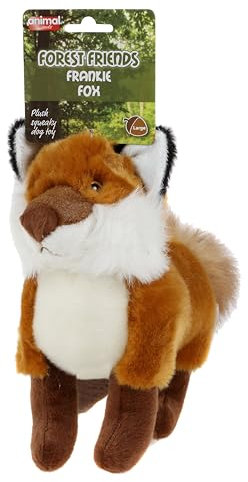 Forest friends Animal Instincts Squeaky Plush Dog Toy Soft Comfort Puppy Toy Frankie Fox - Large