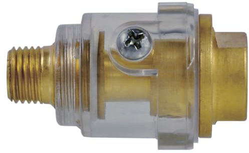 SW-Stahl 25046L Automatischer Öler mit 1/4 Druckluftanschluss, 60 mm | Mini-Nebelöler für Druckluftwerkzeuge - 6,3 mm Gewindeanschluss - automatische Schmierung für lange Lebensdauer