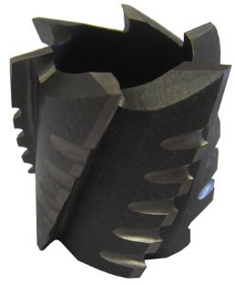 PAULIMOT Walzenstirnfräser Schruppverzahnung 40 x 40 x 16 mm HSS