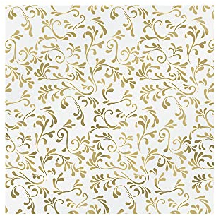 Baier & Schneider Transparentpapier 'Roma' Gold, 1 Rolle, 50 x 70 cm, 115 g/qm