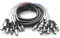 Seismic Audio - 12 Channel XLR Snake Cable - 15 Feet Long - Pro Audio Snake for Live Live, Recording, Studios, and Gigs - Patch, Amp, Mixer, Audio Interface 5'