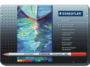 Staedtler 10 x Farbstift karat aquarell 12-er Etui