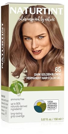 Hair Color-6G/Dark Golden Blonde Naturtint 5.28 oz Liquid