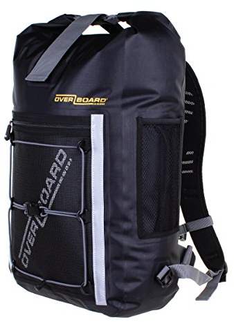 Overboard Wasserdichter Rucksack Light OB1136BLK, Schwarz, 58 x 46 x 5 cm, 30 Liter, 76708