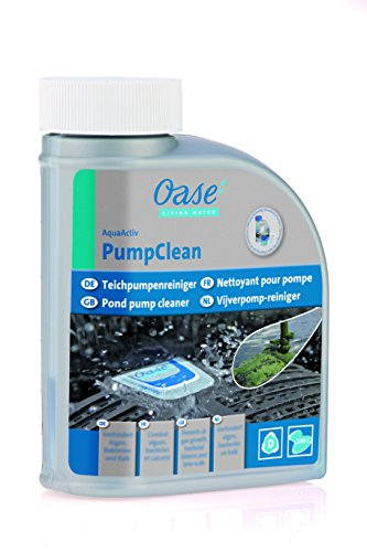 Oase 40242 AquaActiv PumpClean 500 ml Pond Pump Cleaner Cleans Pond Technology such as Pumps, Strainers, Quartz Glasses, Removes Limescale and Deposits
