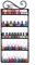 Dazone® 5-Tier Metall Herz Nagellack Organizer Aromatherapie und ätherischen Ölen Regal Lippenstiftständer Aufbewahrung (Schwarz)