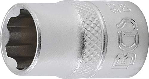 BGS 2371 | Steckschlüssel-Einsatz Super Lock | 10 mm (3/8) | SW 11 mm | Wellenprofil | CV-Stahl