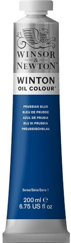 Winton Oil Paint 200ml/Tube-Prussian Blue