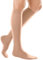 medi mediven elegance - 0247102 Knielange Damen Kompressionsstrümpfe mit offener Spitze | CCL2 | ohne Haftband | caramel | Gr. II kurz