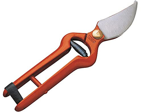 Tijera de Poda a Una Mano Pruning 0540-28 - Ajuste Manual - Corte Bypass para Trabajos de Precisión - Resistente y Muy Ligera - Tijera de Jardinería Fabricada en Acero Forjado - Altuna