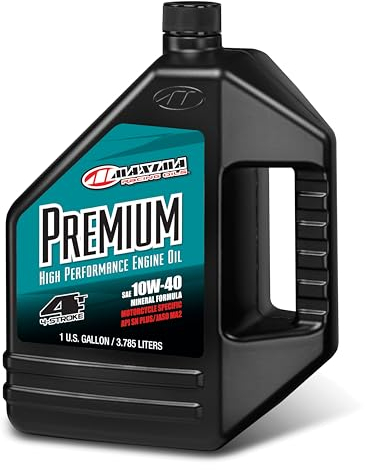 Maxima Premium 4 20 W-50 Huile Moteur pour Moto – Carafe de 3,5 l (359128)
