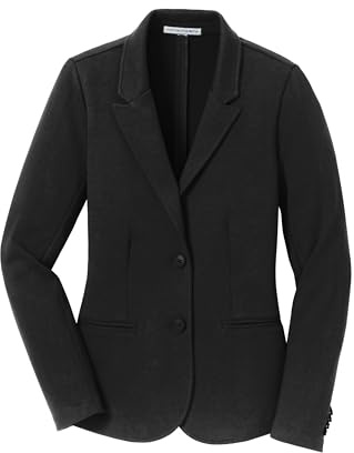 Port Authority Ladies Knit Blazer LM2000, Black, Large