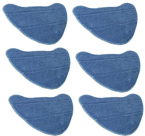 Spares2go Microfibre Cleaning Pads for Vax S7 S7-A S7-A+Total Home Duet Master Steam Cleaner Mops (Pack of 6)